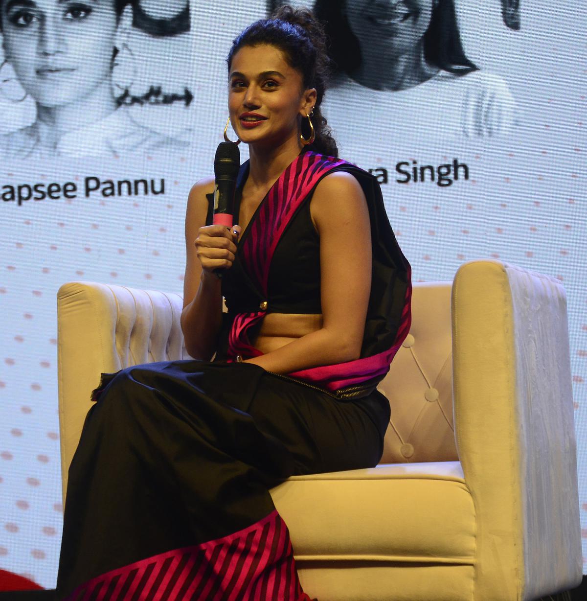 Watch Taapsee Pannu on her choices as an actor The Hindu Lit Fest